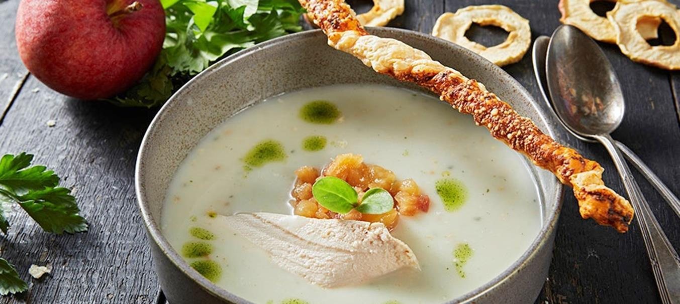 Naservírovaná polévka z produktové řady Hügli Food Service